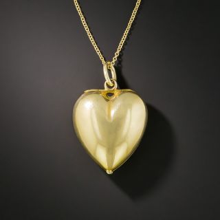Victorian Heart Locket Pendant  - 2