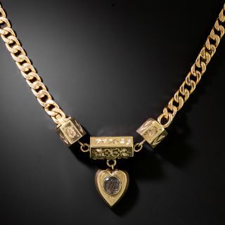 Victorian Heart Necklace - 3