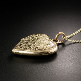 Victorian Heart Shaped Locket 