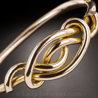 Victorian Knot Motif Bangle