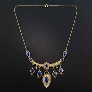 Victorian Lapis Lazuli Necklace 
