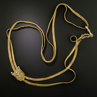 Victorian Lariat Slide Necklace, 60 Inches - 2
