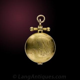Victorian Locket with Diamond