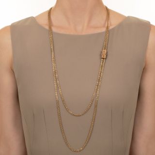 Victorian Long Slide Chain, 64 Inches