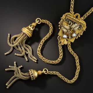 Victorian Long Slide Tassel Chain  - 2