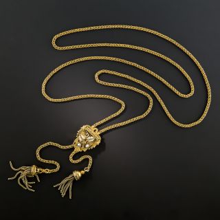 Victorian Long Slide Tassel Chain 