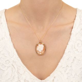 Victorian Medusa Cameo Pendant / Brooch