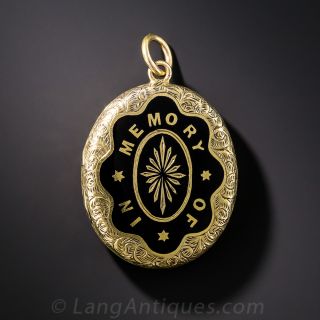 Victorian Memorial Locket