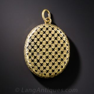 Victorian Memorial Locket