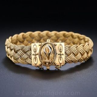 Victorian Mesh Calla Lily Bracelet