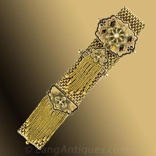 Victorian-Mesh-Slide-Tassell-Bracelet-Main-View