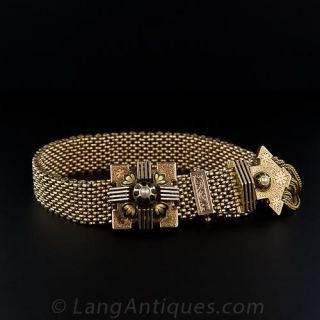 Victorian Mesh Tassell Slide Bracelet