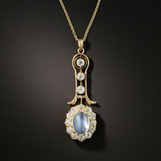 Victorian Moonstone and Diamond Necklace - 2