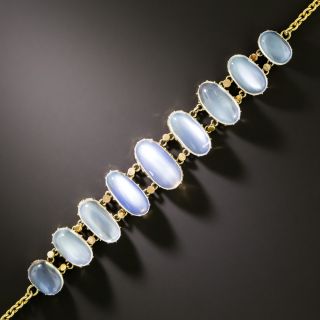 Victorian Moonstone Link Bracelet - 3