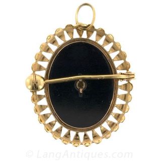 Victorian Mourning Brooch
