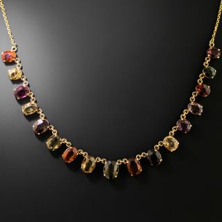 Victorian Multi-Color Gem Necklace - 3
