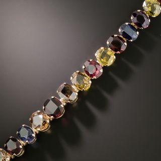 Victorian Multi-Gem Link Bracelet - 3