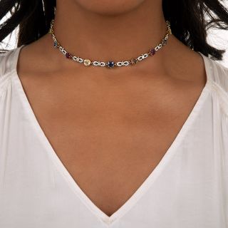 Victorian Multi-Stone Choker - Attributed to Giuliano