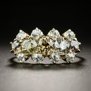 Victorian Natural Colored Diamond Ring - 2