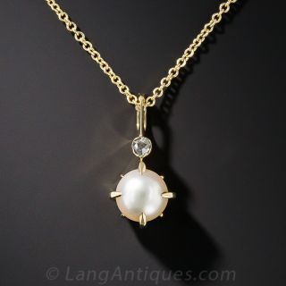 Victorian Natural Pearl Drop