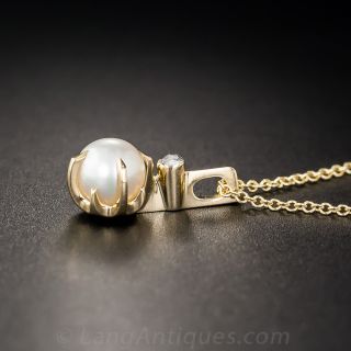 Victorian Natural Pearl Drop