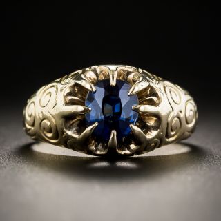 Victorian Natural Sapphire Ring  - 1