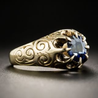 Victorian Natural Sapphire Ring 