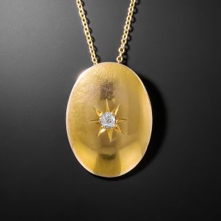 Victorian Old Mine-Cut Diamond Pendant - 3