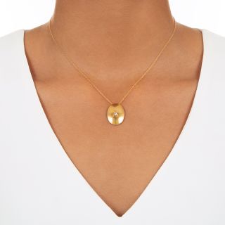 Victorian Old Mine-Cut Diamond Pendant