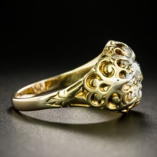 Victorian Old Mine Diamond Cluster Ring