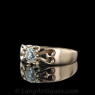 Victorian Old Mine Diamond Ring