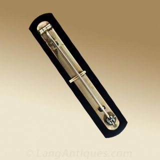 Victorian Onyx Brooch