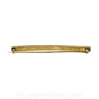 Victorian Onyx Pin