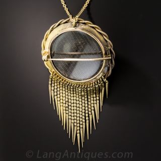 Victorian Opal and Diamond Pendant/Brooch