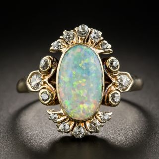 Victorian Opal and Diamond Ring - 2