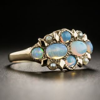 Victorian Opal and Pearl Ring