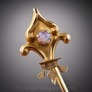 Victorian Opal Stickpin