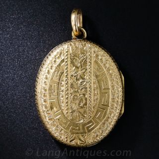 Victorian Oval Gold Locket