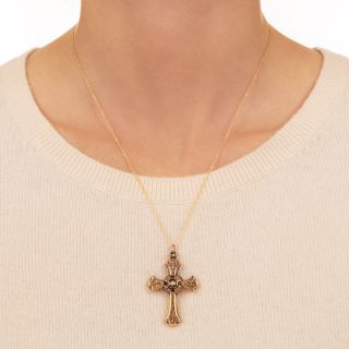 Victorian Pearl Cross