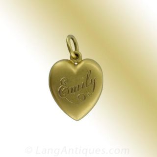 Victorian Pearl Heart  Locket