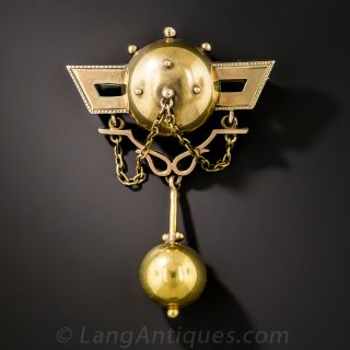 Victorian Pendulum Brooch