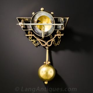 Victorian Pendulum Brooch