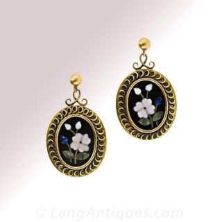 Pietra Dura Earrings