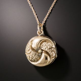 Victorian Pinwheel Locket - 2