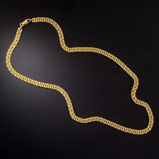 Victorian Quadra Circle Flat Curb Chain - 1