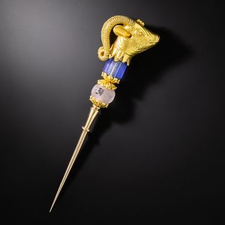Victorian Ram's Head Toothpick - 2