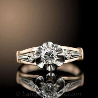 Victorian Diamond Engagement Ring 