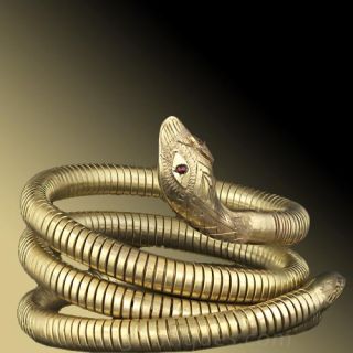 Antique snake bracelet