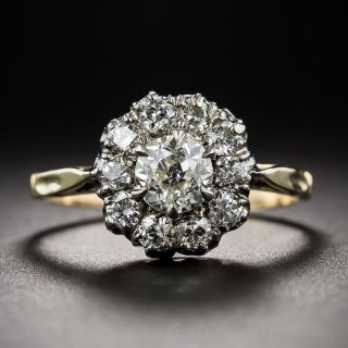 Victorian Retrospective Diamond Cluster Ring