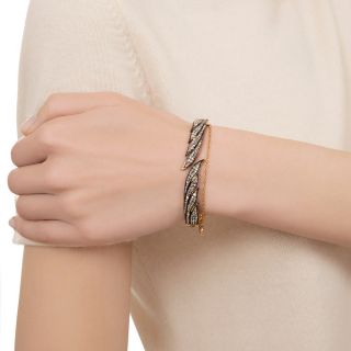 Victorian Rose-Cut Diamond Bracelet